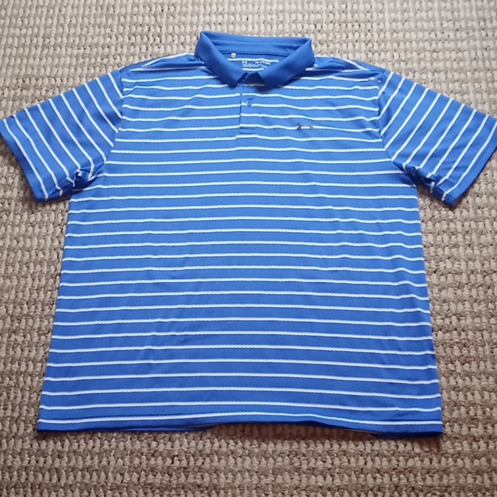 UA Under Armour Polo Shirt 2XL Loose Heatgear Performance Plus Size Top